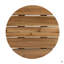 Table d'appoint ronde en bois massif