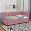 Lit de jour simple rembourré avec couchette-1089938019