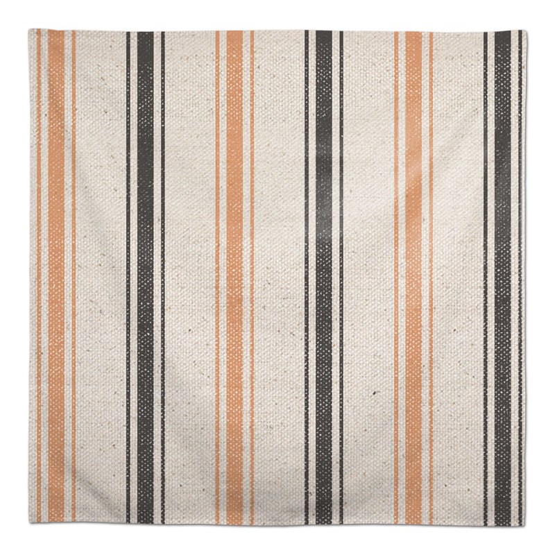 Square Striped Halloween Polyester Tablecloth