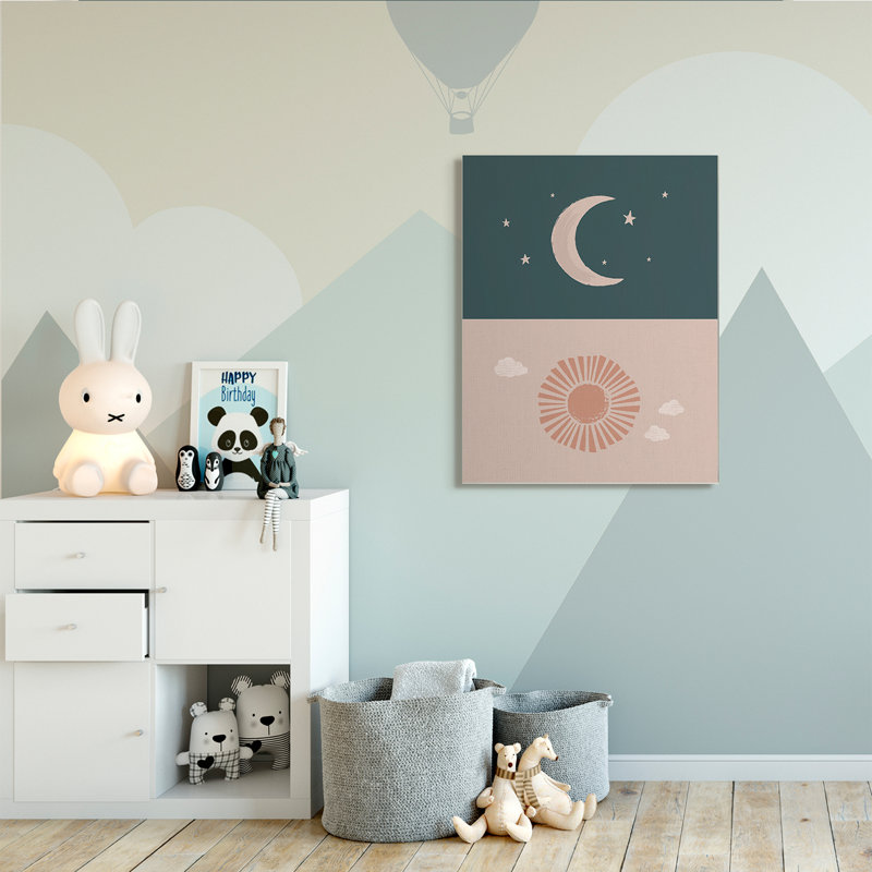 Ciel nocturne sur une journée ensoleillée, Toile tendue, H 48 po x l 36 po