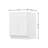 Furinno Shaker Drawer Base Kitchen Cabinet with 2-Doors, Ready to Assemble, 24 D x 27 W x 34.5 H, White-118486842