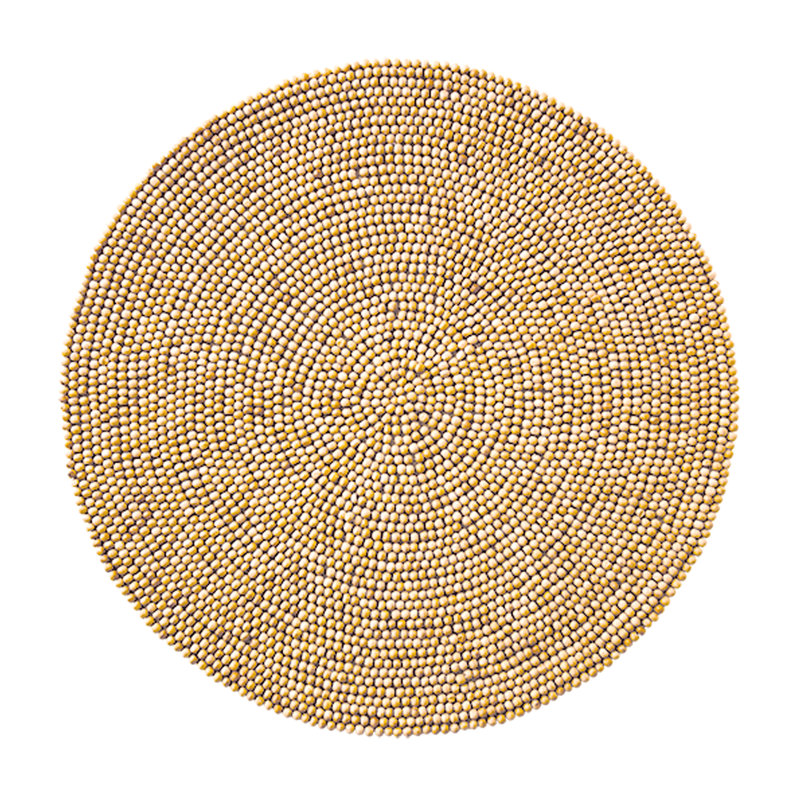 Wood Round Placemat, Natural