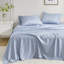 Édredon à motif floral bleu pour grand lit, microfibre brossée douce, aquarelle, pour matelas de 16 po, grand lit lavable à la machine, motif aquarelle-137896004