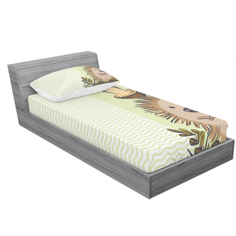 Microfiber Sheet Set, Twin Sheet Set with Fitted Sheet