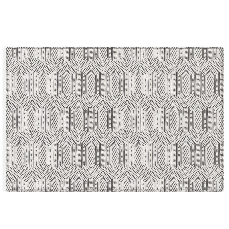Tapis rectangulaire Maryam avec envers antidérapant, Rectangle 5 pi x 7 pi
