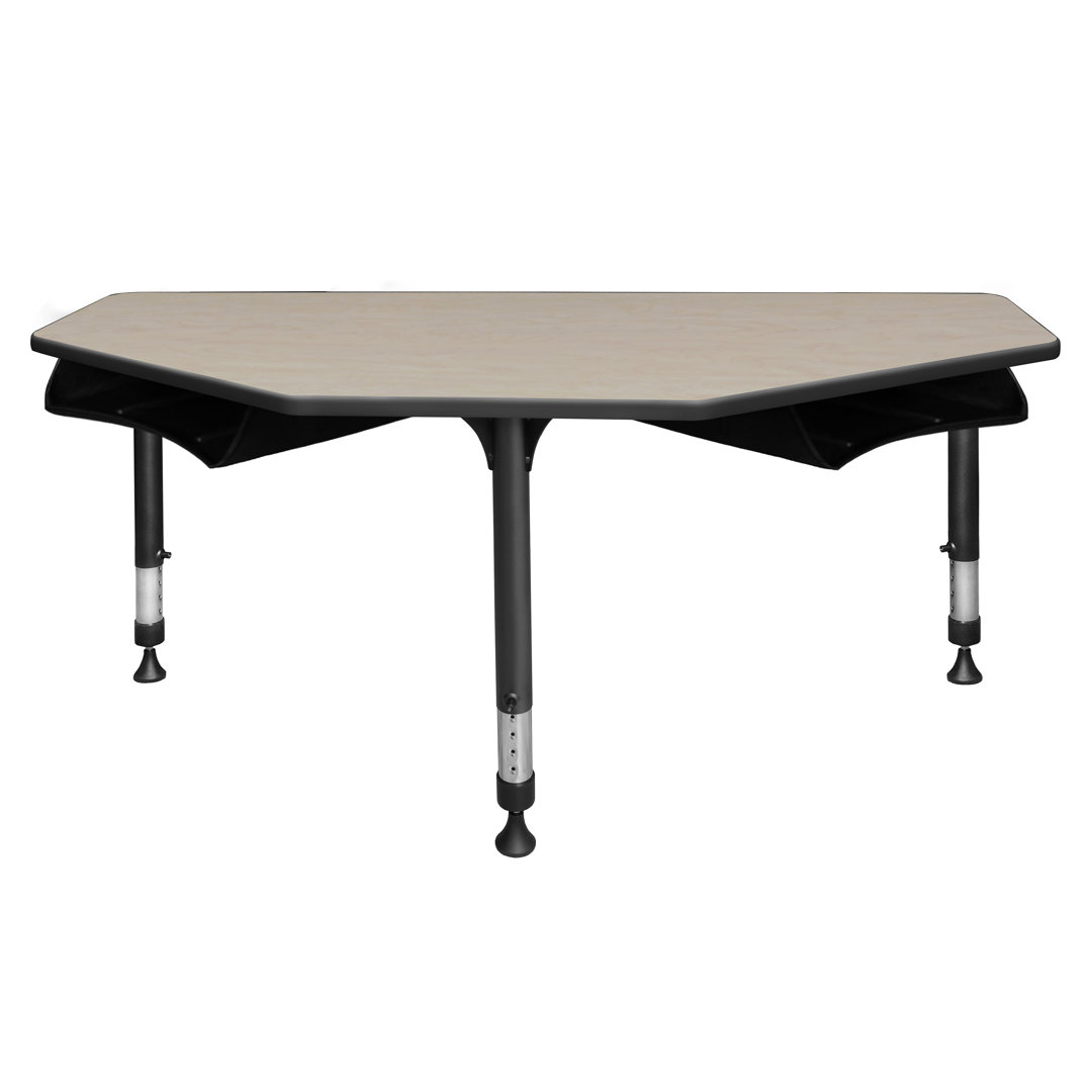 Regency I-Promise 60 in 2 Student Classroom Desk with Book Storage Regency Desk