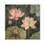Lis Lily Aura Of Lotus III - Décoration murale moderne en bois sur bois de pin naturel-1029951478