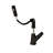 Matte Black Pull - Down Bathroom Faucet , Three Water Patterns, Flexible Spout Movement, Easy Temp Control With Color, Flow Modes, Dual Mode Function, Ceramic Valve-121639345