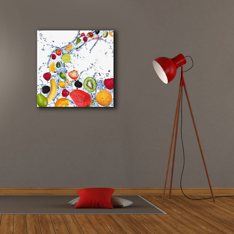 'Fruit Splash II' Canvas Wall Art, 26" H x 26" W x 1.25" D
