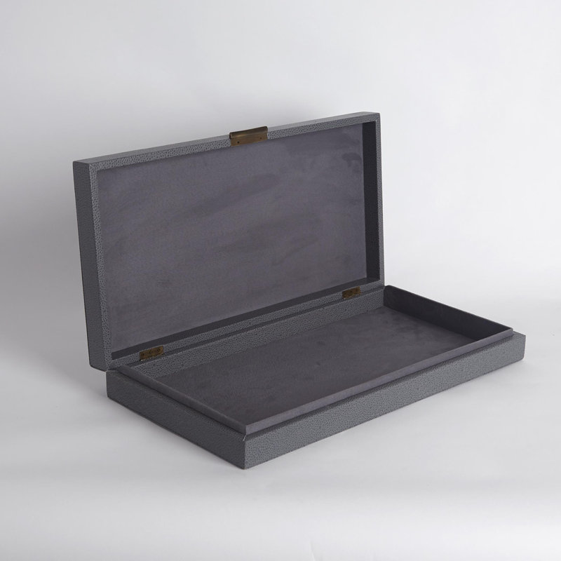 Alpen Box, 2.75" H x 19.5" W x 10" D, Blue