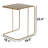 Modern Minimalist Metal C End Table-1583859422