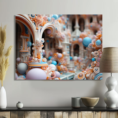 Fractal Metropolis Architectural Infinity - City Futuristis, impression d'art mural