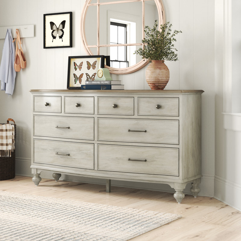 Commode double 8 tiroirs Lesley