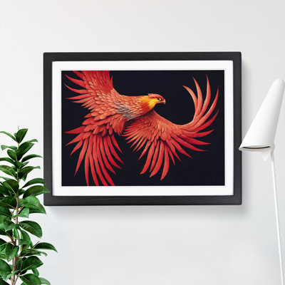 Evolving Phoenix Bird - Framed Print
