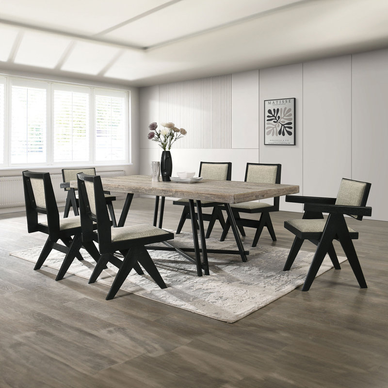 Carralero 7-pcs Dining Table Set