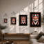 Fox Geometric - Framed Print-1265460265-1265460266