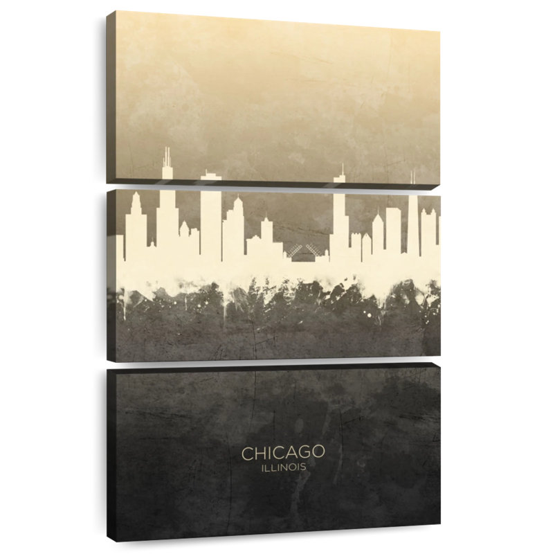 Horizon de Sir Illinois, Chicago, Illinois, H 50 po x l 32 po