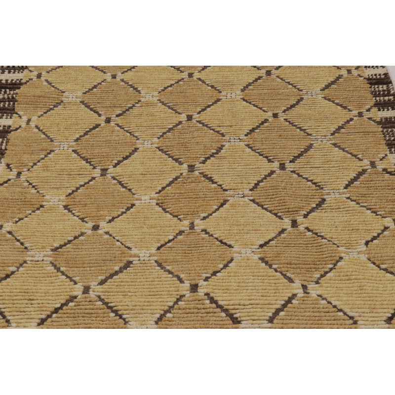 Scandinavian One-of-a-Kind 4'6X7'0 Hand Knotted Area Rug