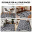 Tapis gris anthracite lavable à la machine Palm Leaf-1975321237-1975321256