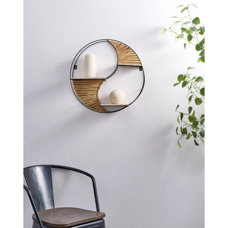  Yin Yang Floating Shelf