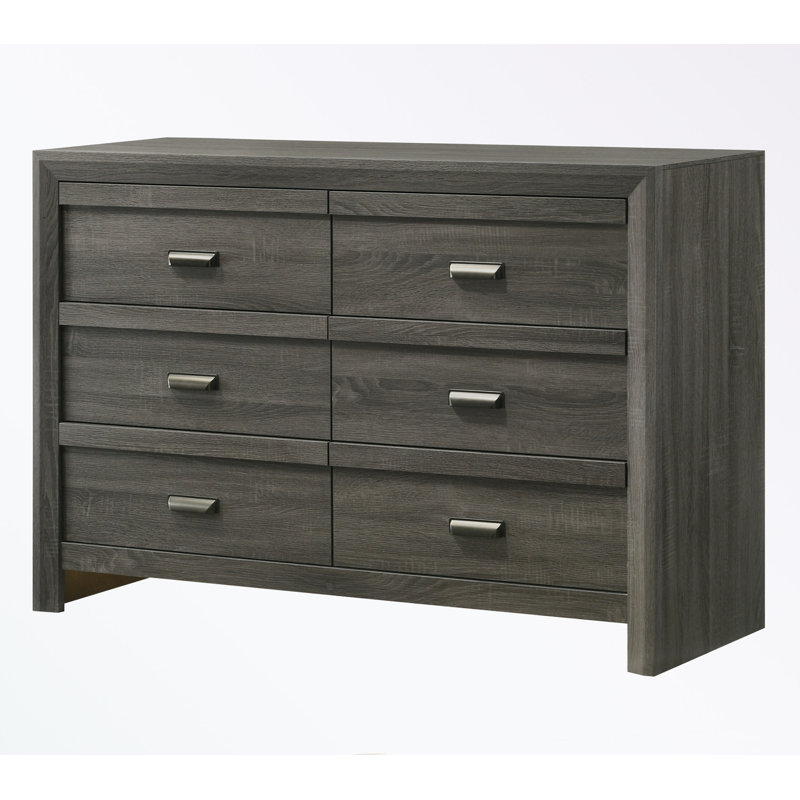 Commodes décoratives en bois avec 6 tiroirs
