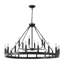 Lustre noir 23,62 po