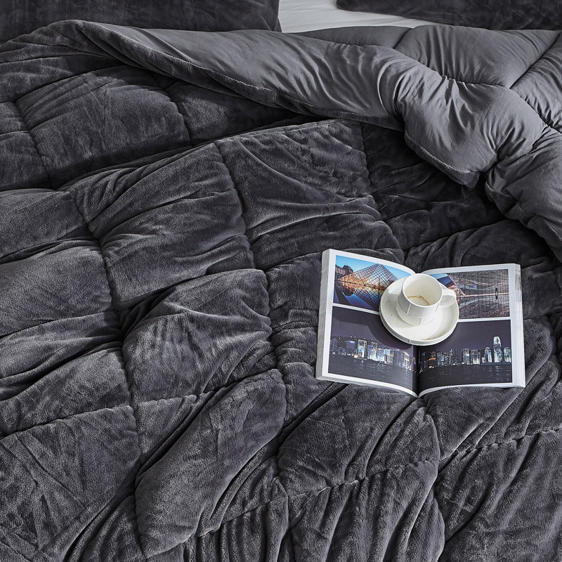 Édredon surdimensionné en fausse fourrure Softy Smooth, Édredon simple
