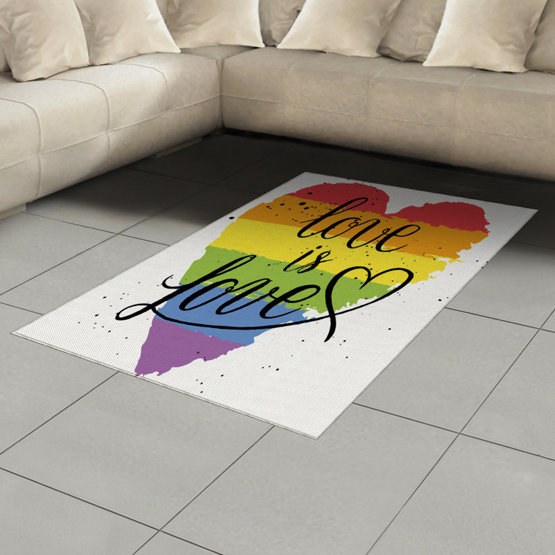 Tapis décoratif Pride, Rectangle— 4 pi x 5 pi 8 po