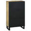 Highboard With Drawer 60 X 33 X 100 Cm Solid Mango Wood-523879728