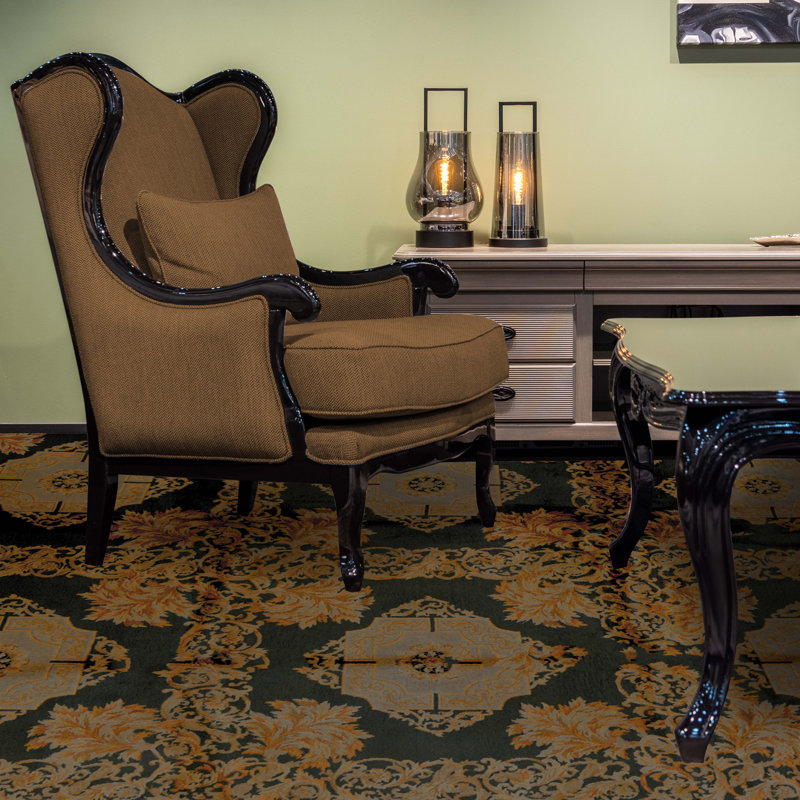 Savonnerie Wool Oriental Area Rug
