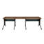 Bureau de luxe en forme de L avec option de bureau d'équipe en ligne