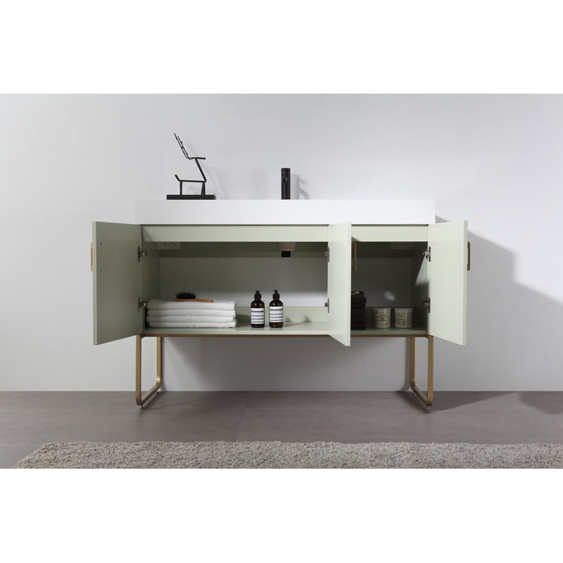 Ensemble de meuble-lavabo simple 48 po Keena, Brume de pin