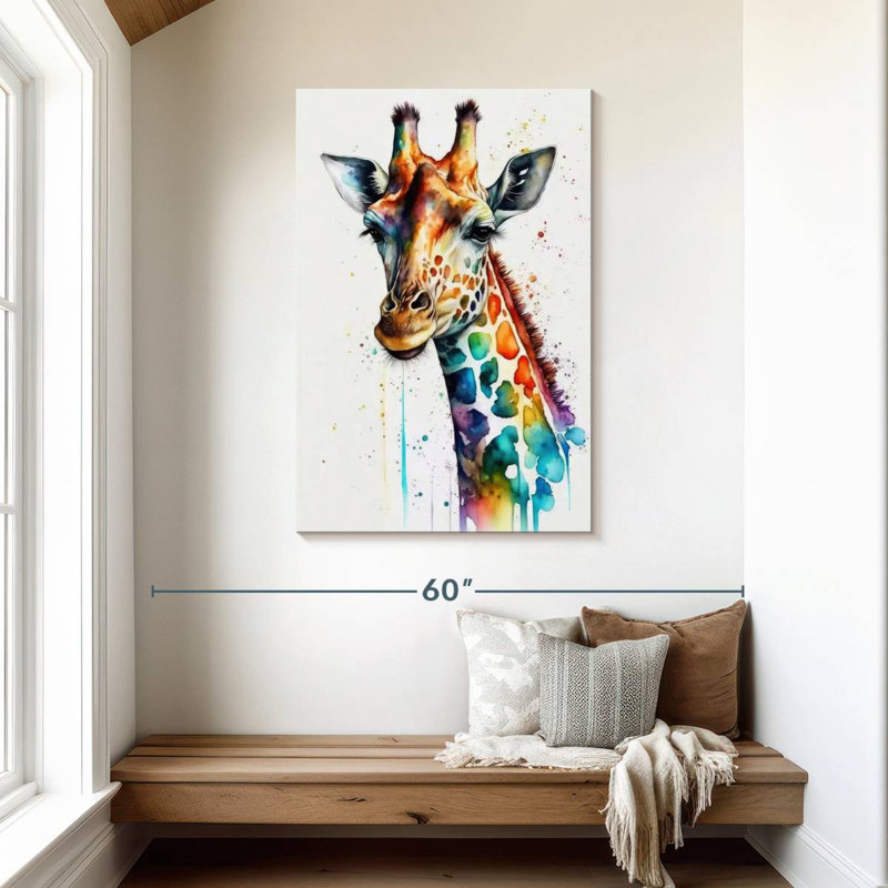 Girafe Brampt, H 45 po x l 30 po