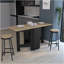 Table pliante Gateleg compacte et compacte