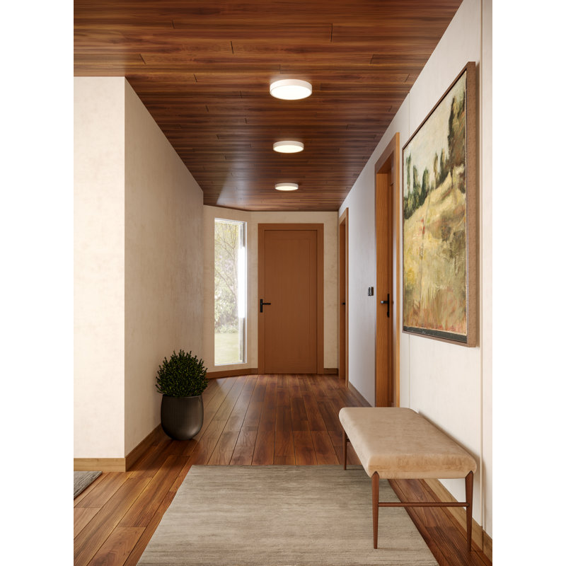 Mio 7-In Flush Mount, 1" H x 12.6" W x 12.6" W, 22 W