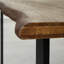 Nielsen Oak Unfinished Solid Wood Top Metal Base Dining Table-1091282850-1091282854