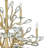 Eve Nine-Light Two Tier Chandelier w/ Faceted Clear Crystal Buds