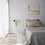 Tablette murale Colesen, noir et blanc, 13,8 po x 13,8 po | 100% bois de pin avec structure 100% métal | Design scandinave, décoration intérieure élégante, parfaite pour le salon et la chambre à coucher | Solution de rangement durable et élégante-102349918