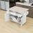 Kitchen Island Cart with Drop Leaf Countertop, Tilt-Out Trash Cabinet and 2 Drawers on Locking Wheels-892300286