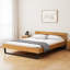 Le pin naturel rencontre l'acier noir mat, le cadre industriel chic et le matelas de 7 po-275664327