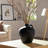 Terracotta Pottery Vase with Handle Modern Decorative Sculptural Accent Jar Styled Design