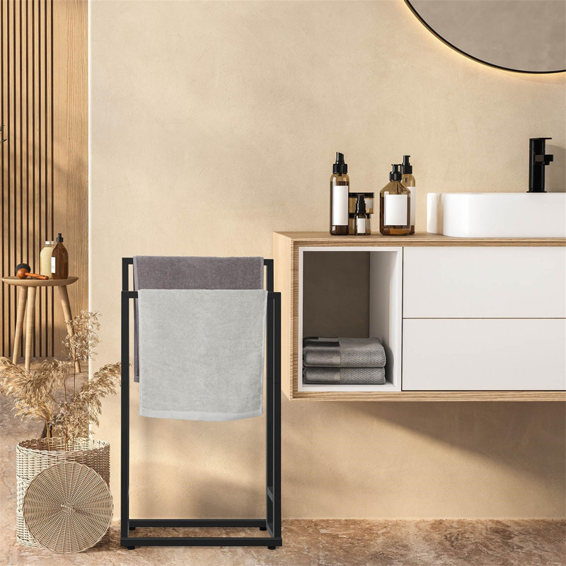 Lineville 41 cm L Towel Stand, Matte Black
