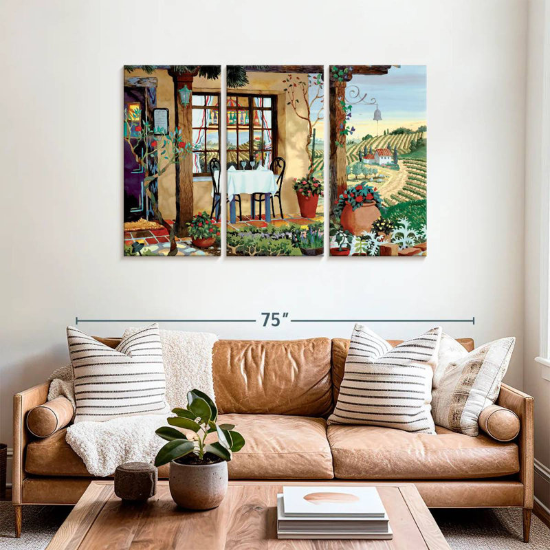 Alvord «A Taste Of Wine Country», H 36 po x l 57 po