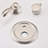 Rain Shower Faucet with Body Jet Handshower