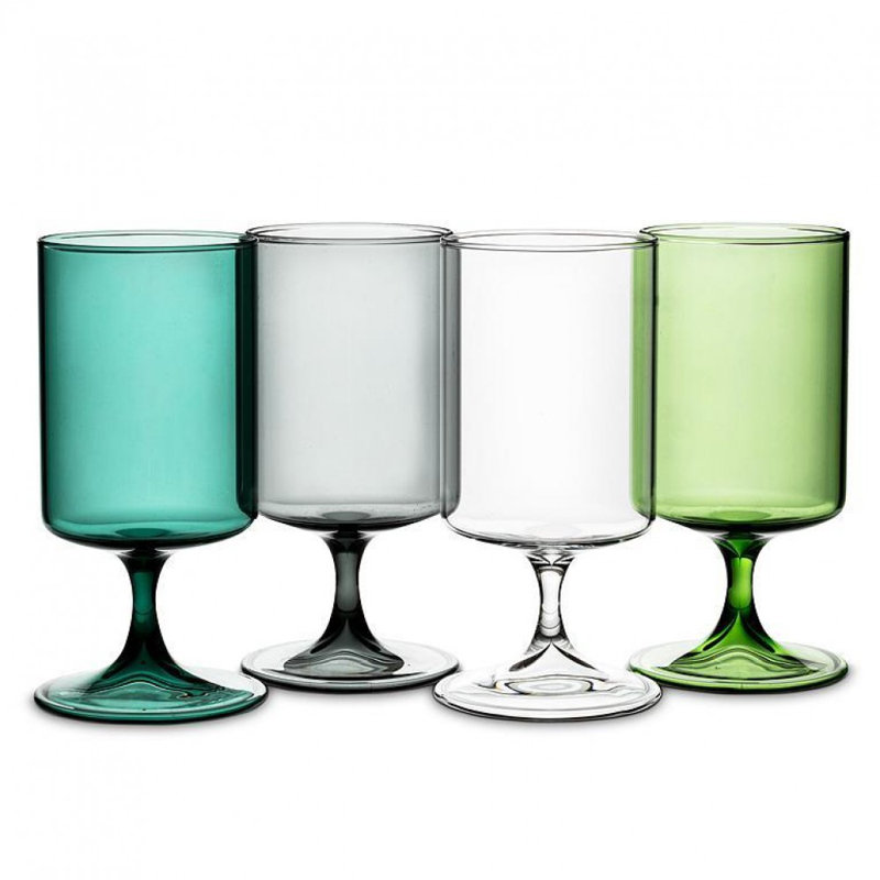 Short Stem All Purpose Glass, Teal