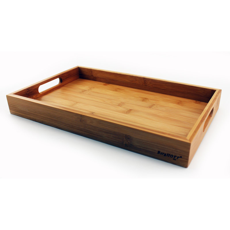 Rotherhithe Bamboo Serving Tray, 1.5" H x 9" W x 7" D