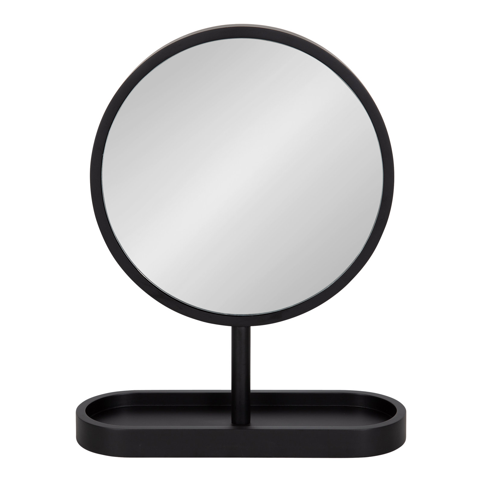 Calixta 17" Accent Mirror, Black