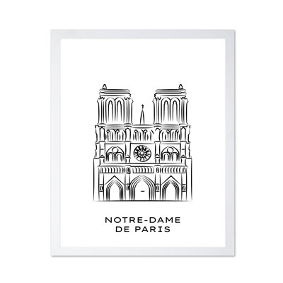 Notre Dame Cathedral Sketch