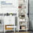 Space-saving Storage Particle Board Modern Bathroom Linen Tower For Contemporary Spaces