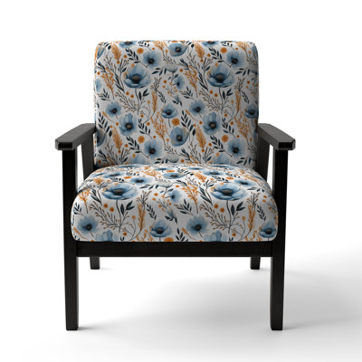 Watercolor Whimsy Blue Floral